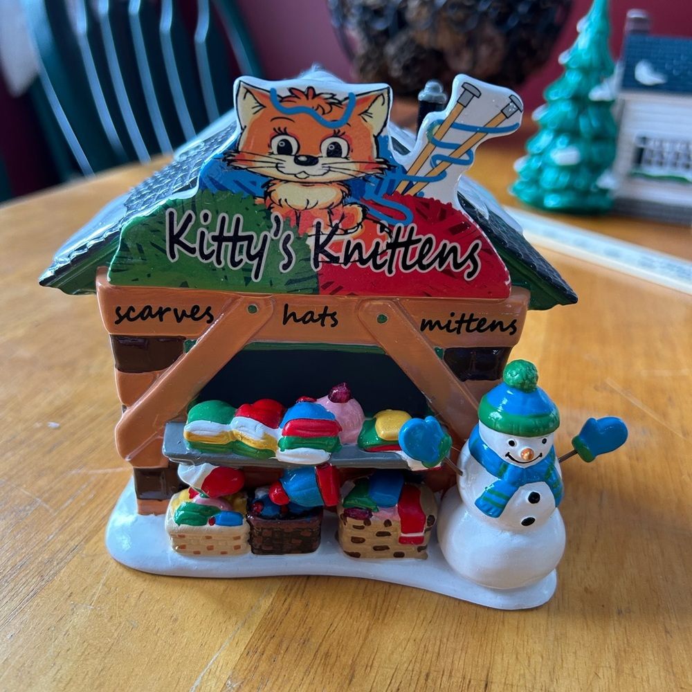 Kitty’s Knittens Snow Village